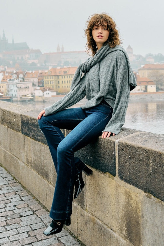 Kancan Roxanne High Rise Flare Jean