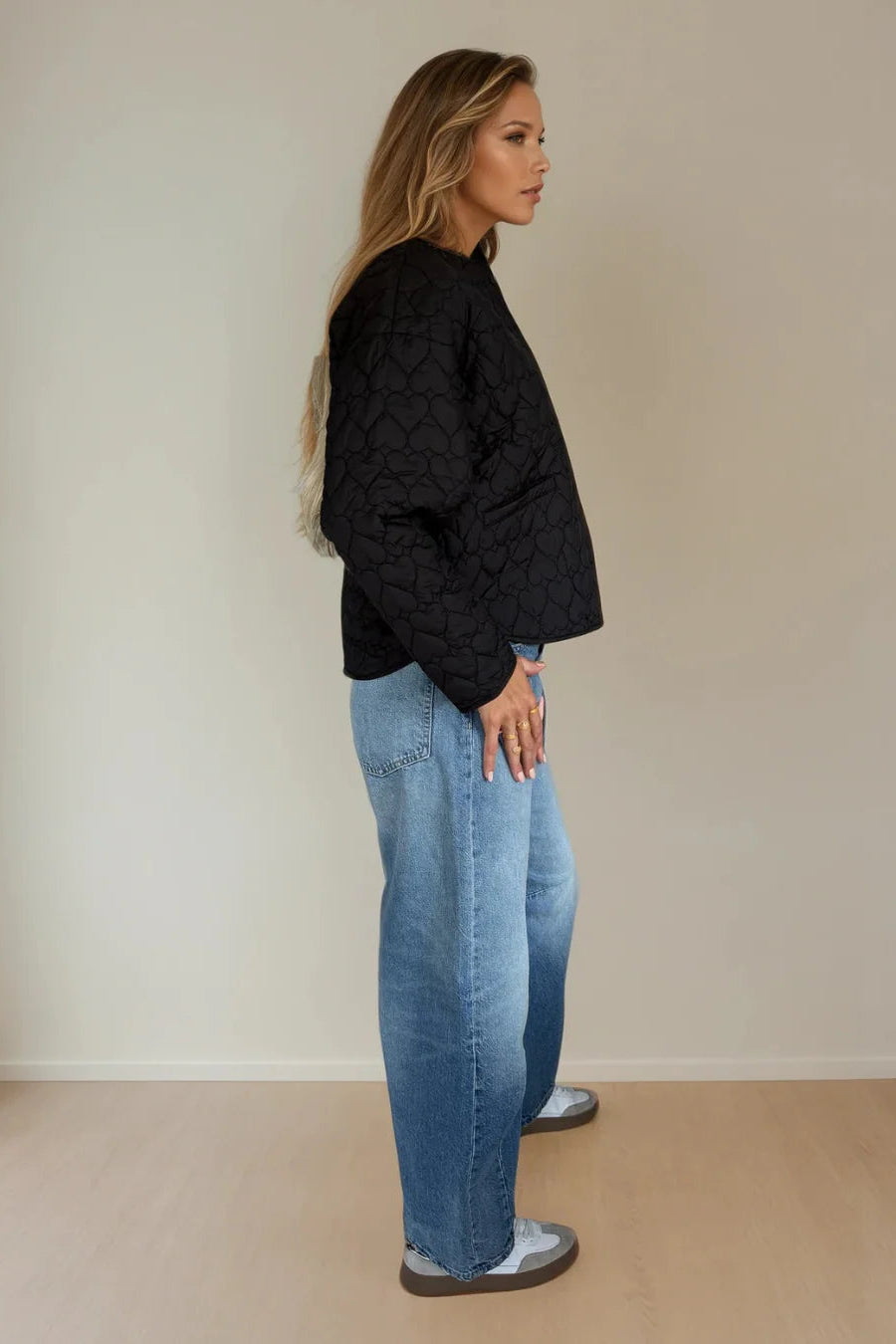 PRIV Bree Hearts Quilted Jacket