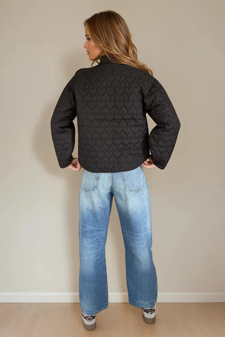 PRIV Bree Hearts Quilted Jacket