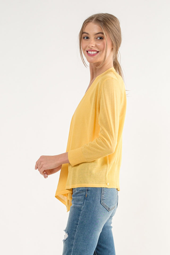 Cielo Multi Tie Cardigan (Yellow)