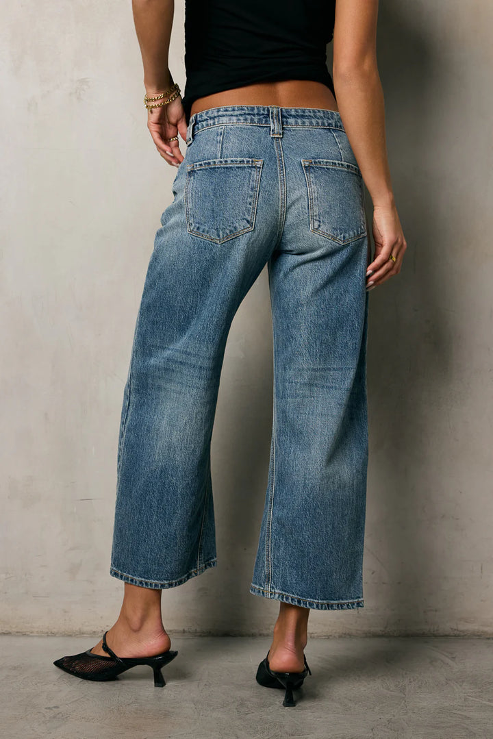 Kancan Loose Barrel Jean