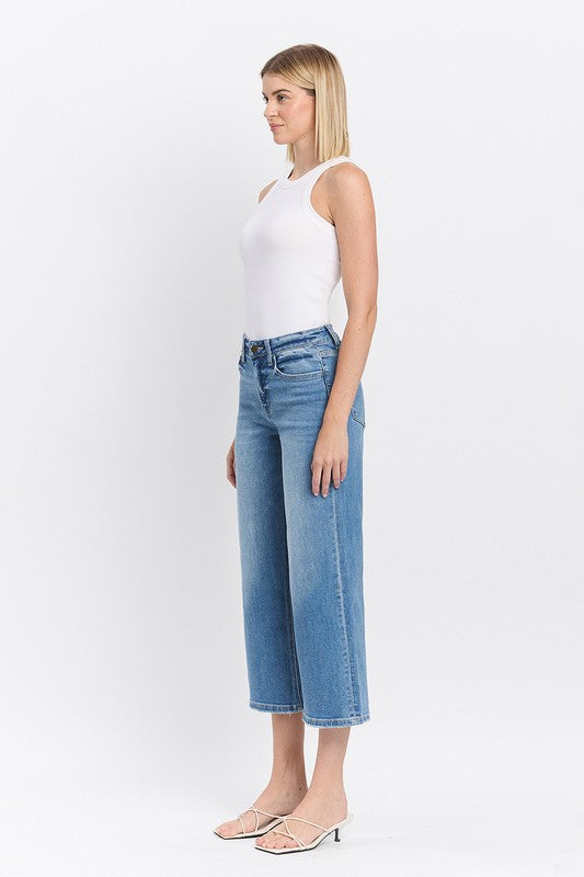 Flying Monkey Wide Leg Crop Jean
