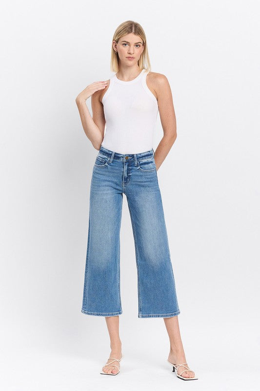 Flying Monkey Wide Leg Crop Jean