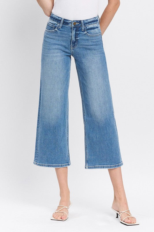 Flying Monkey Wide Leg Crop Jean