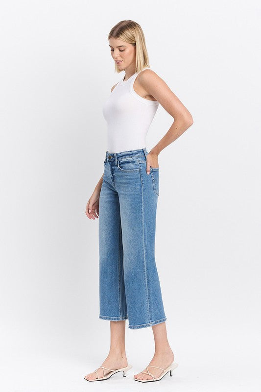 Flying Monkey Wide Leg Crop Jean