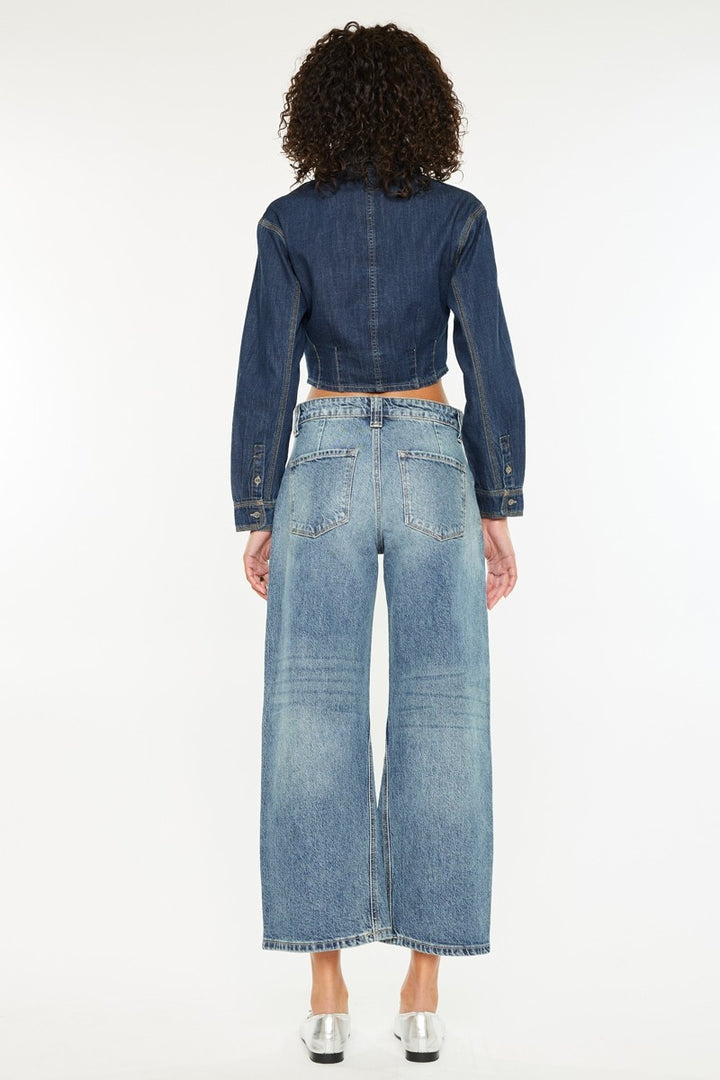 Kancan Loose Barrel Jean