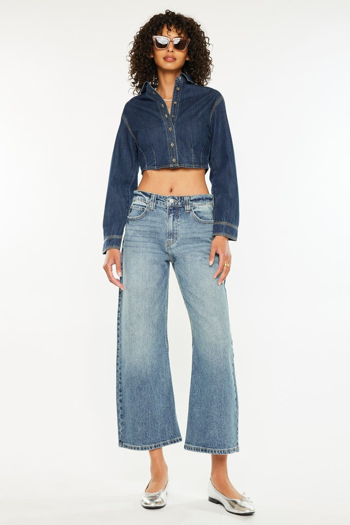 Kancan Loose Barrel Jean