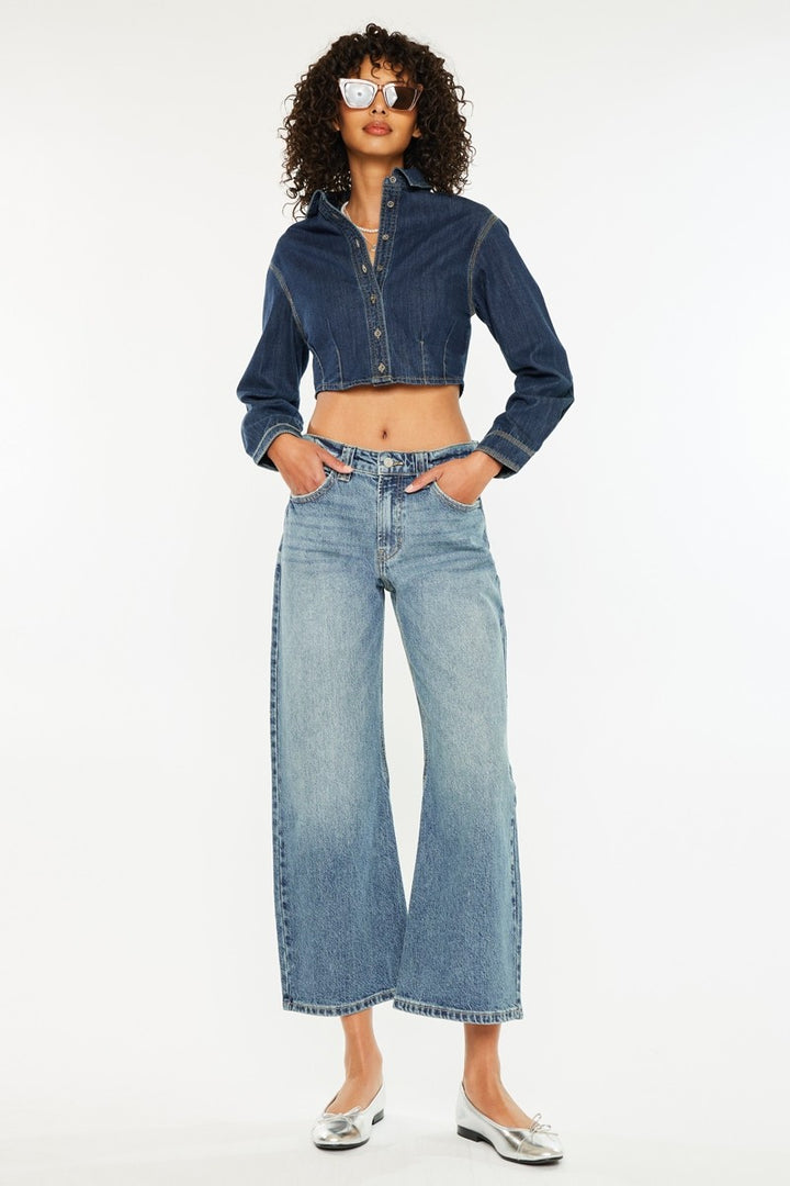 Kancan Loose Barrel Jean