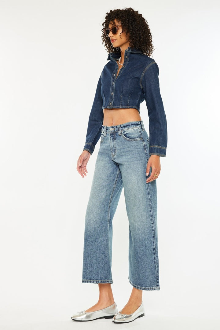 Kancan Loose Barrel Jean