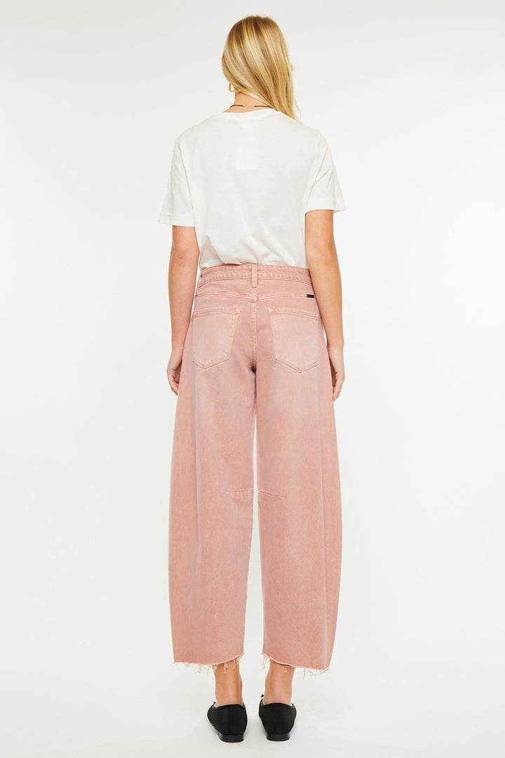 Kancan Horseshoe Jean (Dusty Pink)