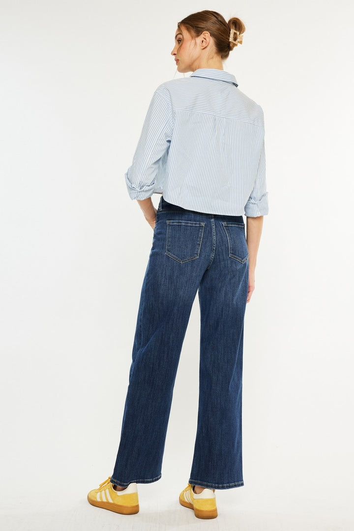 Kancan Essential Wide Leg Jean