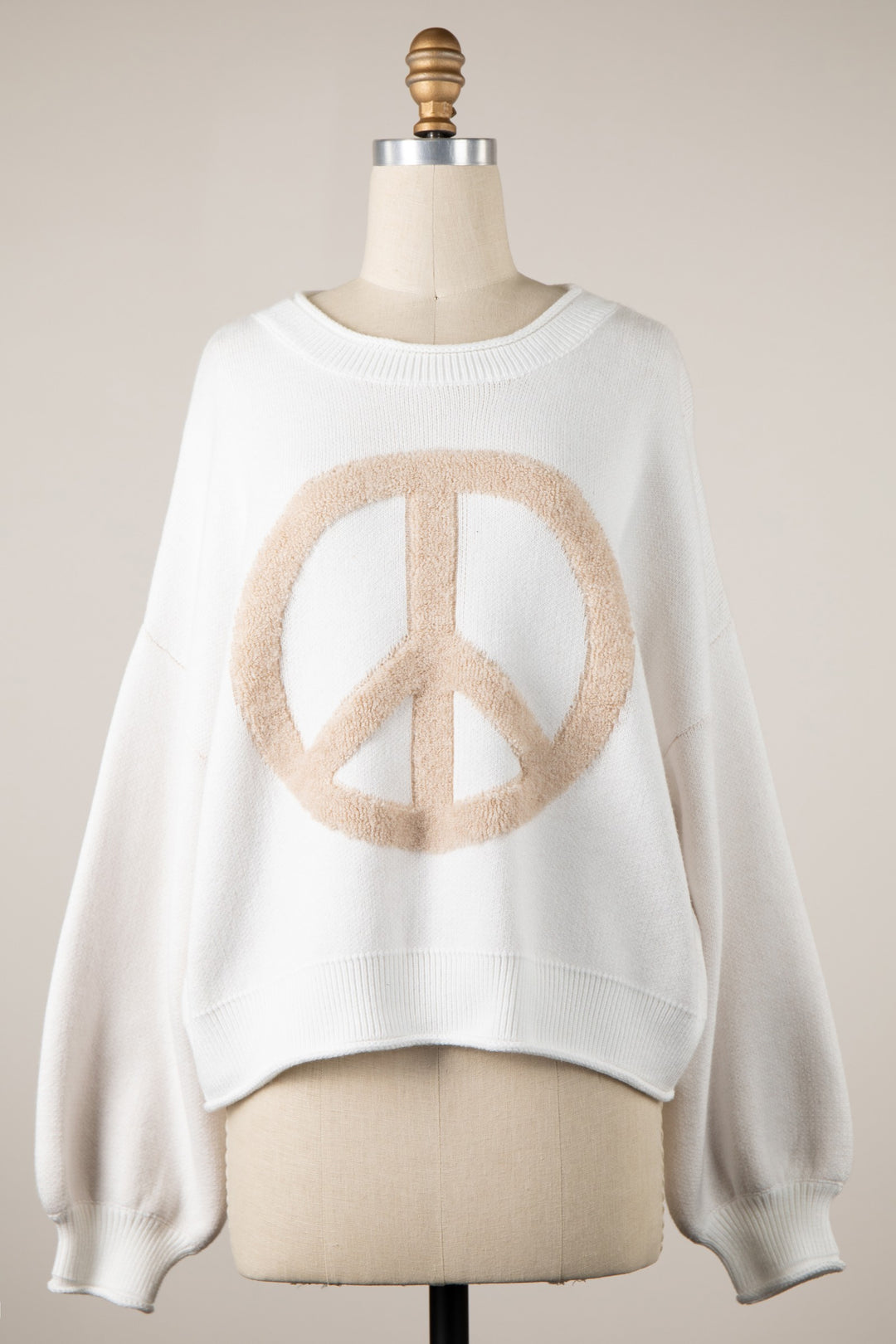 My Cozy Peace Sign Sweater