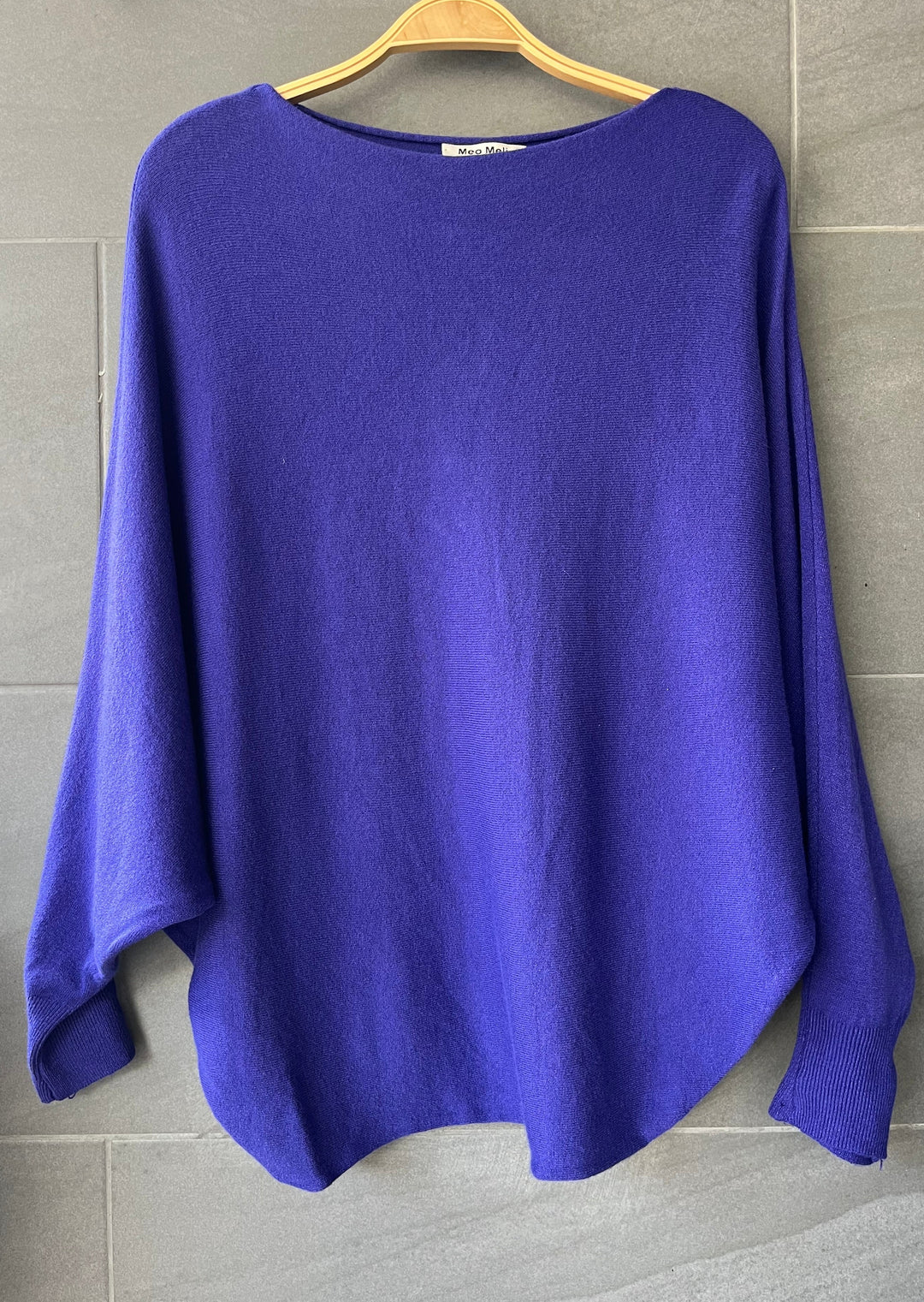Meo Dolman Sweater (Dark Purple)