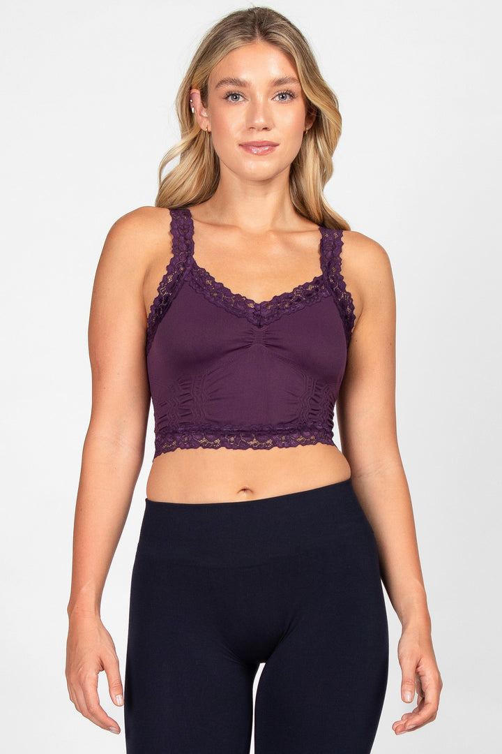 M Rena Lace Crop Cami (12 colours)