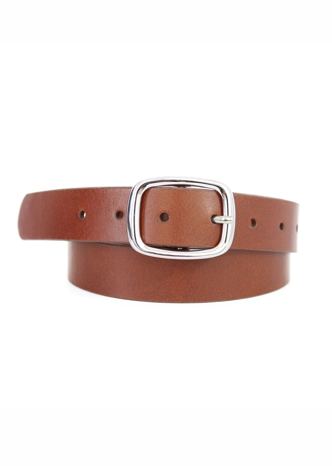 Most Wanted Sleek Leather Belt (Tan)