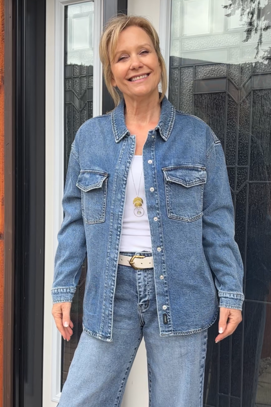 L'Appartement 美品　DENIM OVER ALL34 L´Appartement 美品 DENIM OVER ALL34