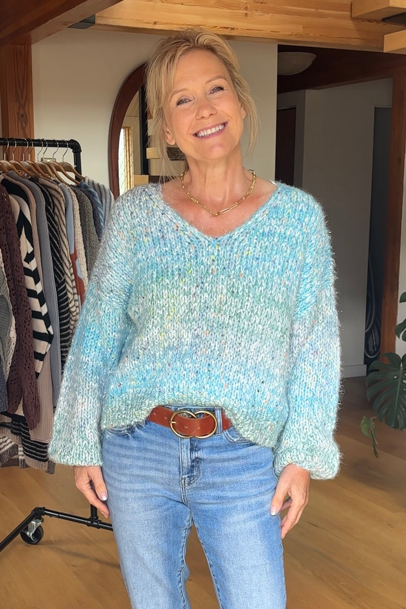 My Cozy Starlit Sweater (Blue)