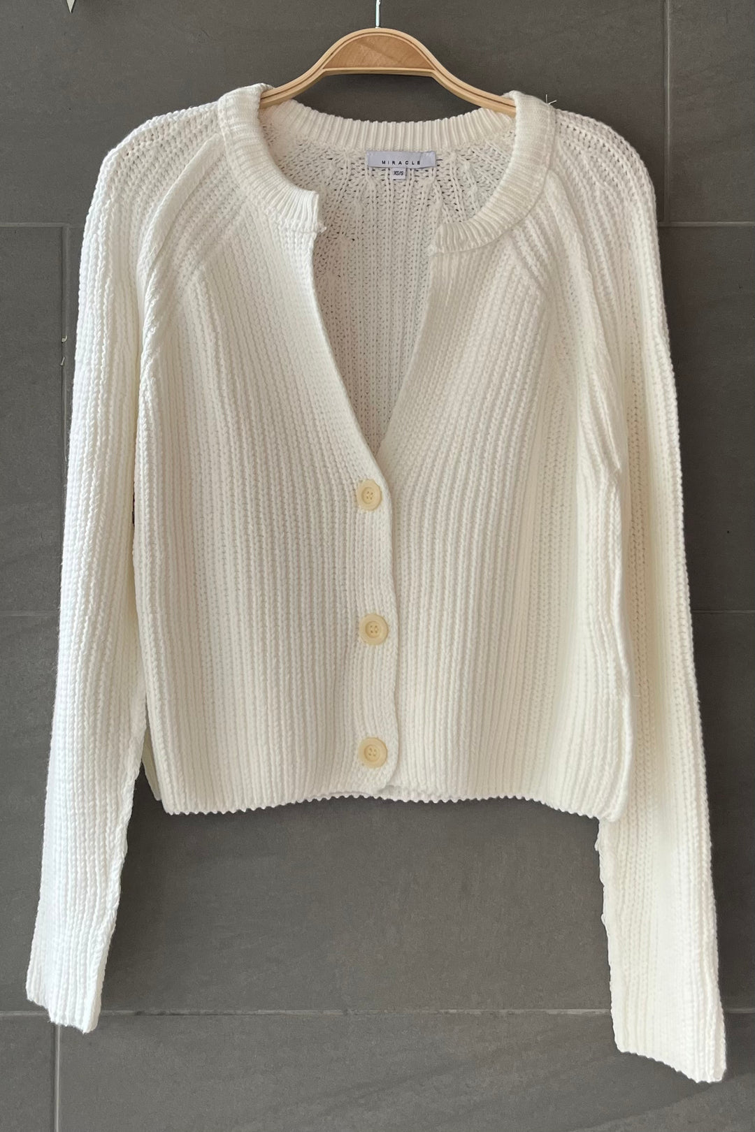 My Cozy Daphne Knit Cardigan (Ivory)