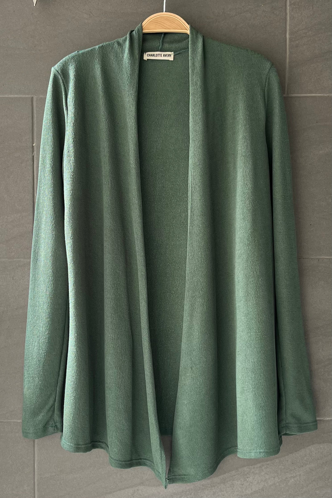 Jolie Light Knit Cardigan (Forest)
