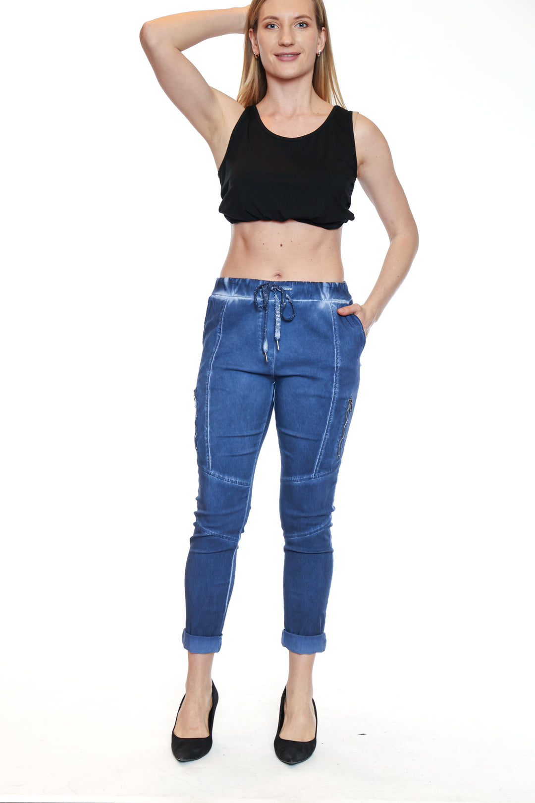 Sorella Slim Leg Ankle Pant (Denim)