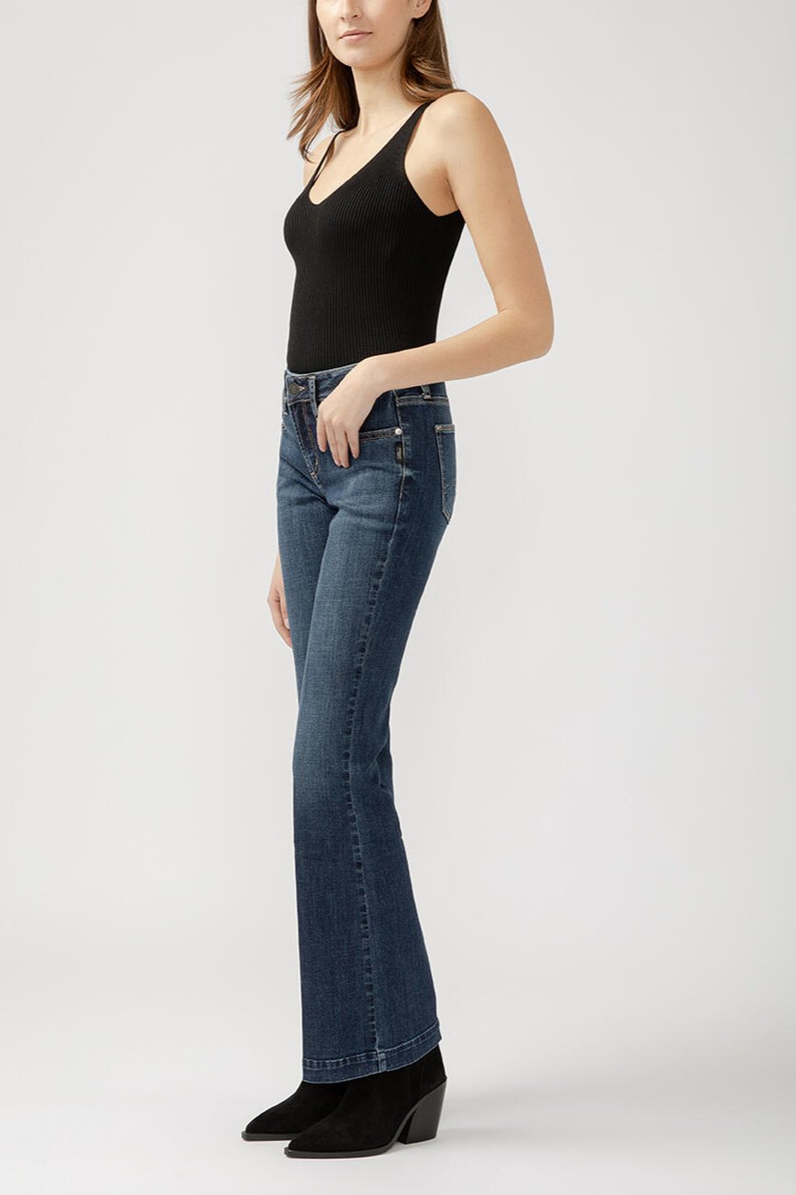 Silver Suki Luxe Stretch Bootcut Jean 31"