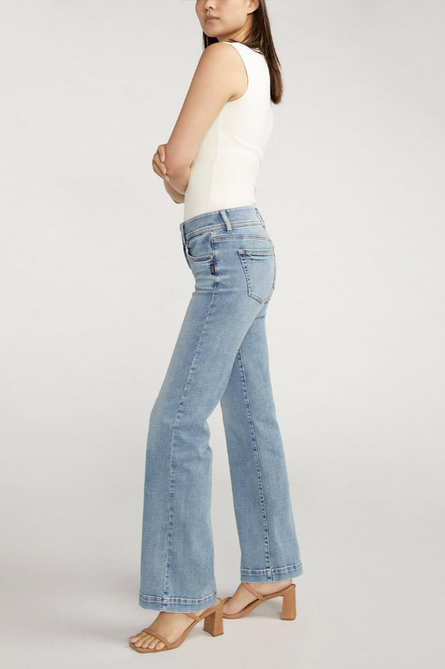 Silver Suki Mid Rise Trousers 31"