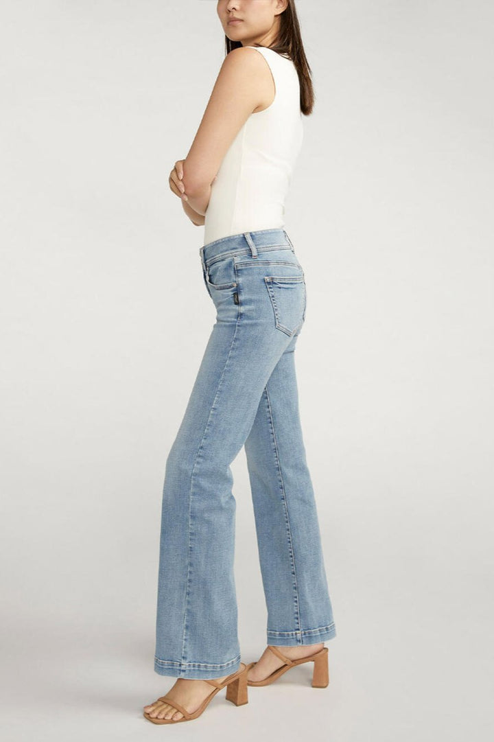 Silver Suki Mid Rise Trousers 31"