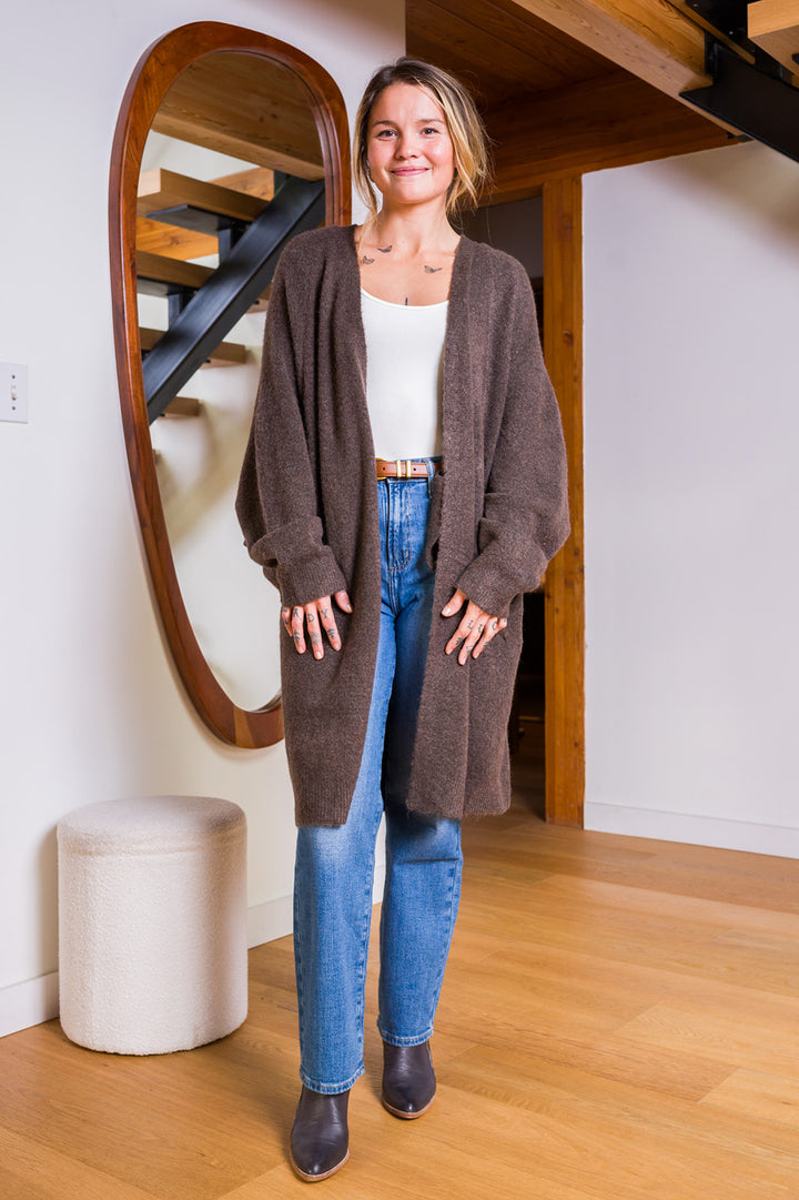 My Cozy Cocoon Duster (Dark Chocolate)