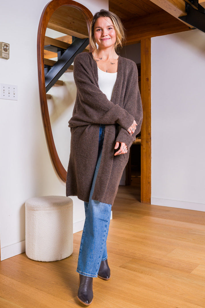 My Cozy Cocoon Duster (Dark Chocolate)