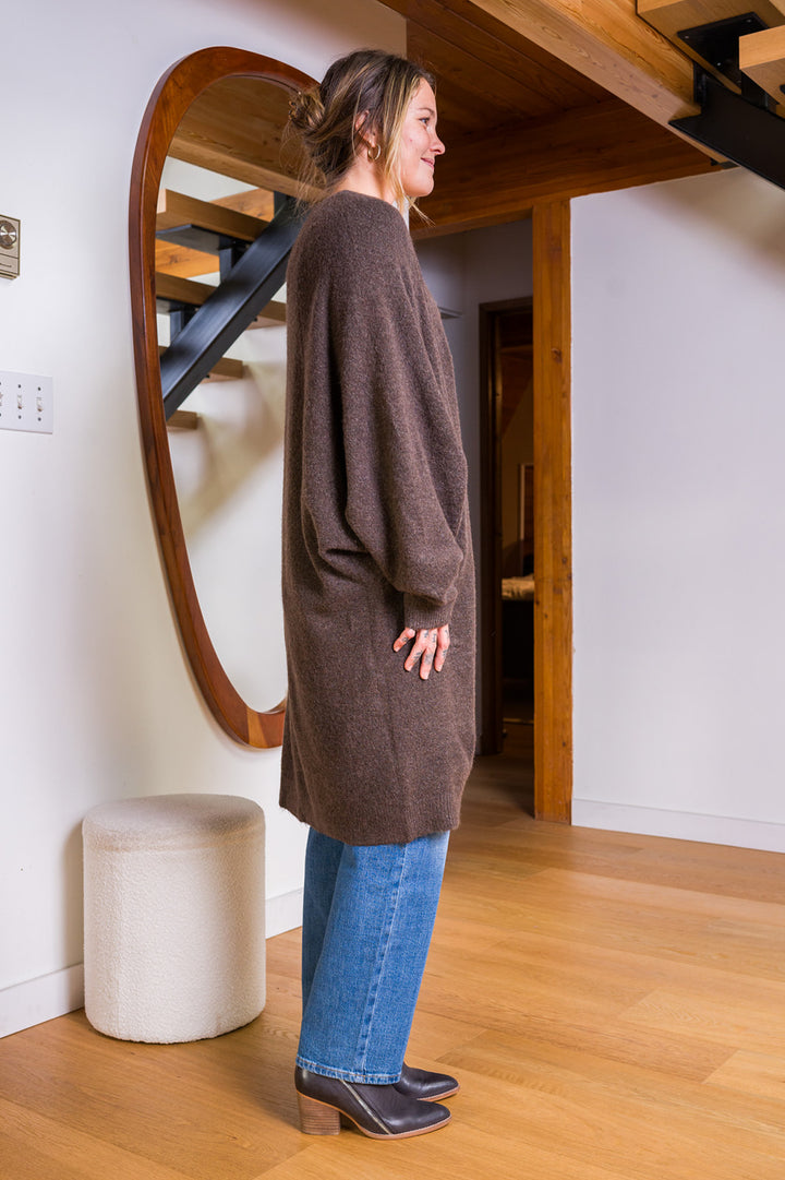 My Cozy Cocoon Duster (Dark Chocolate)