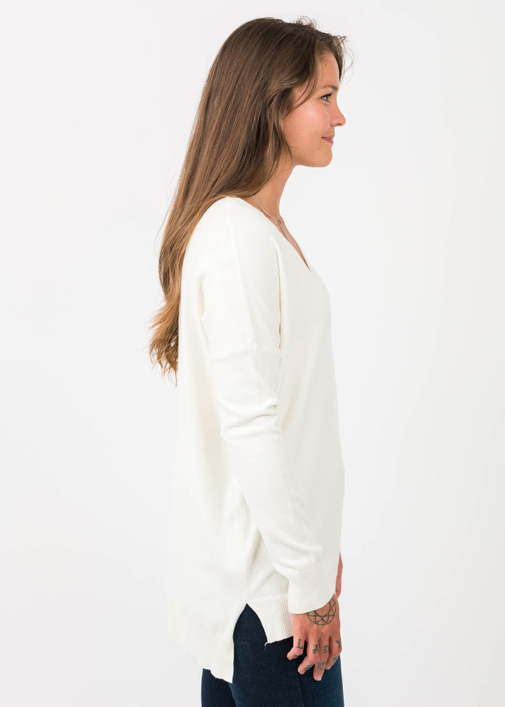 Comfy As Can Be Sweater (Off White)