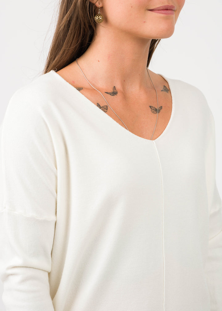 Comfy As Can Be Sweater (Off White)