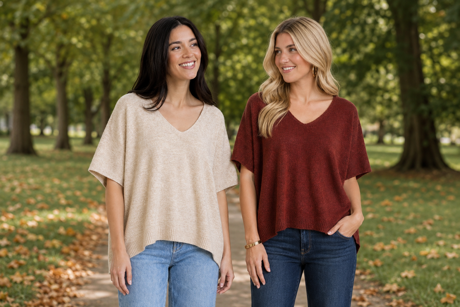 Brushed Sweater Tee