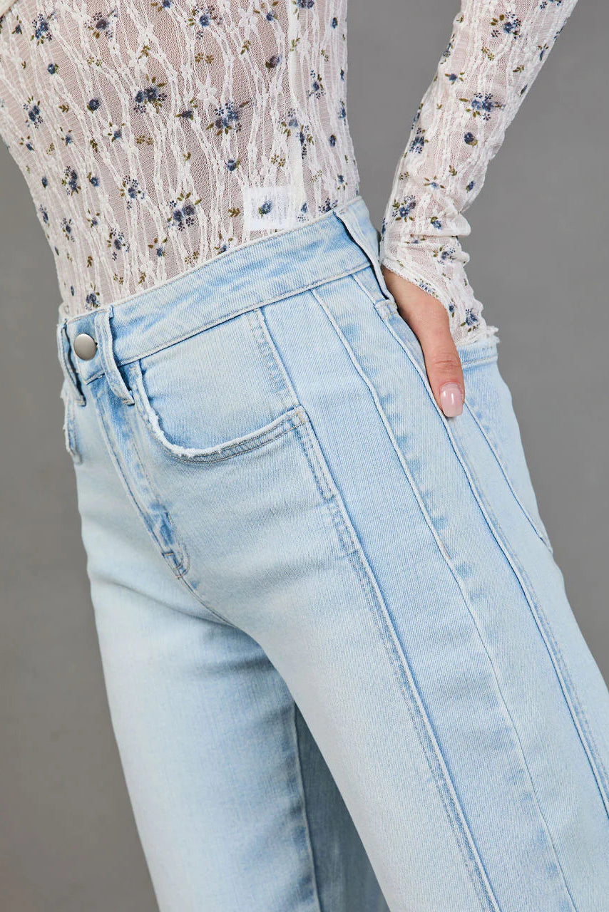 Flying Monkey City Sleek Barrel Jean (Light Wash)