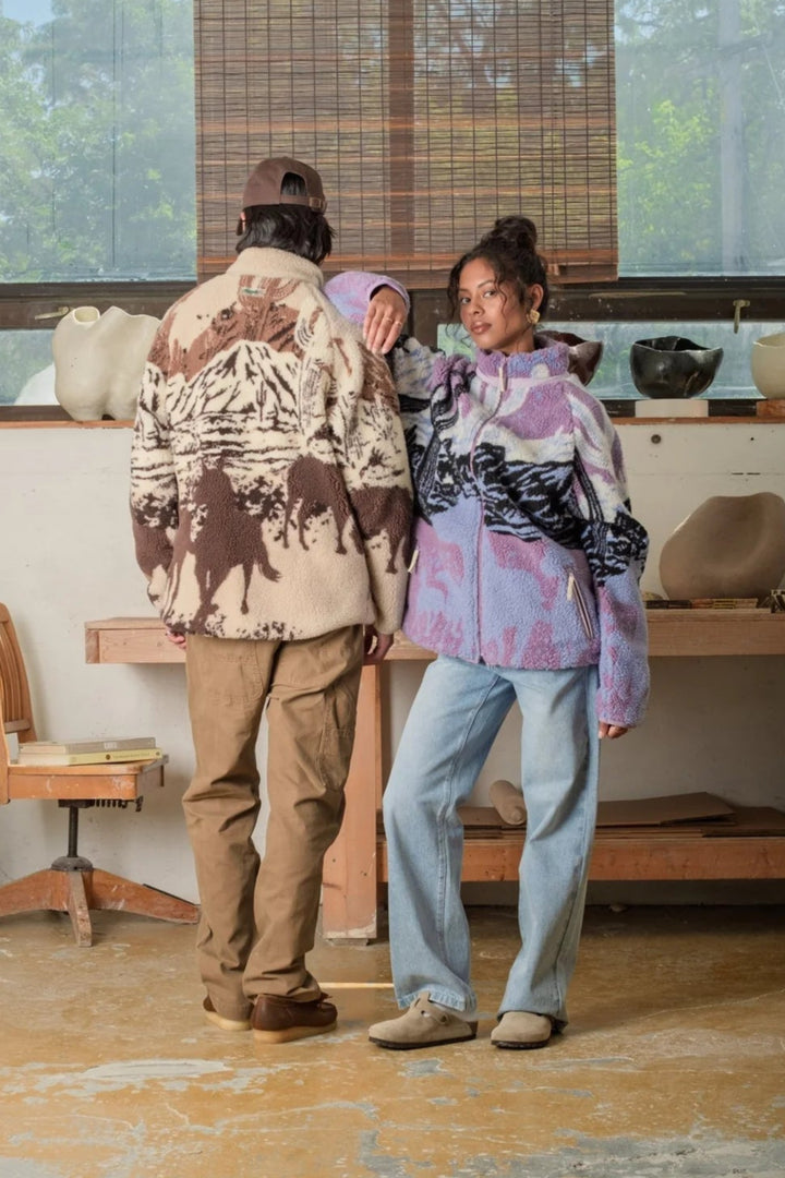 Kuwalla Sherpa Fleece Jacket (Desert Stallion)