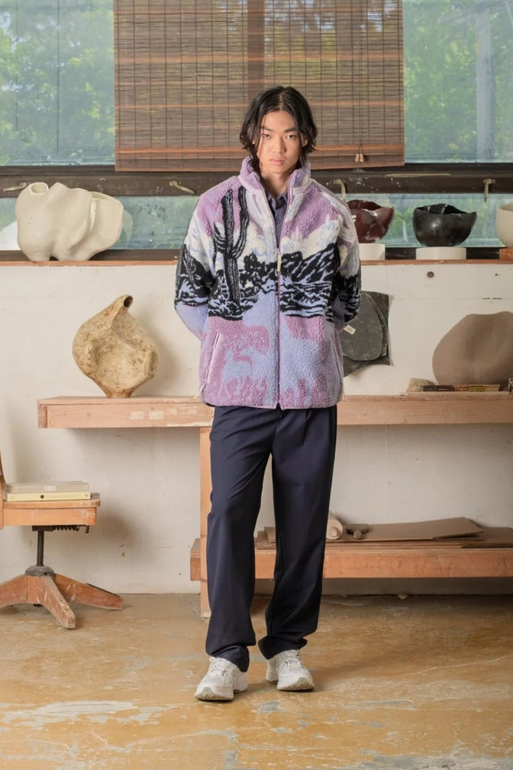 Kuwalla Sherpa Fleece Jacket (Sunset Stallion)