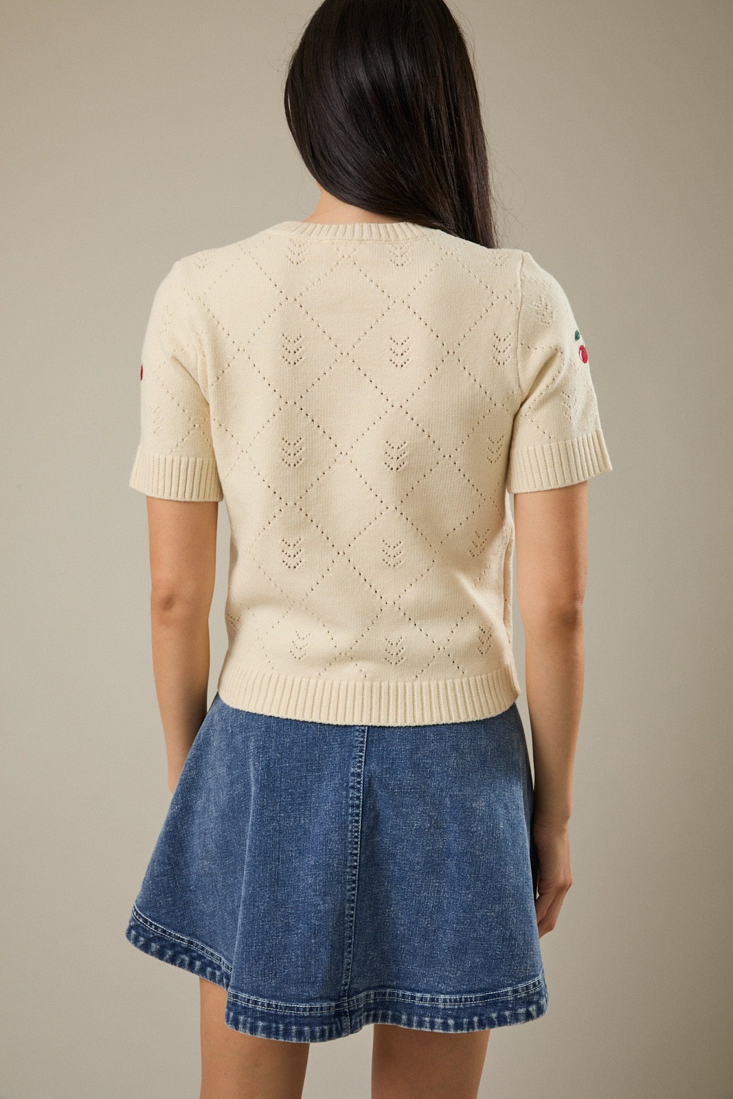 Sunday Edition Cherry Sweater Tee