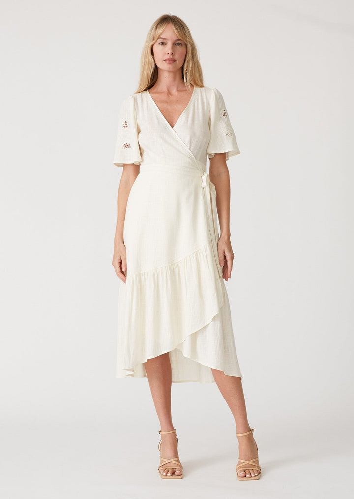 Lovestitch Ameila Embroidered Wrap Dress