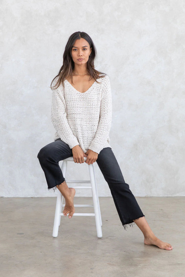 My Cozy Cable Knit Sweater (Ivory)