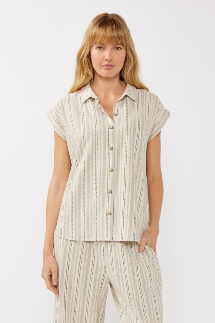 Lovestitch Striped Camp Tee