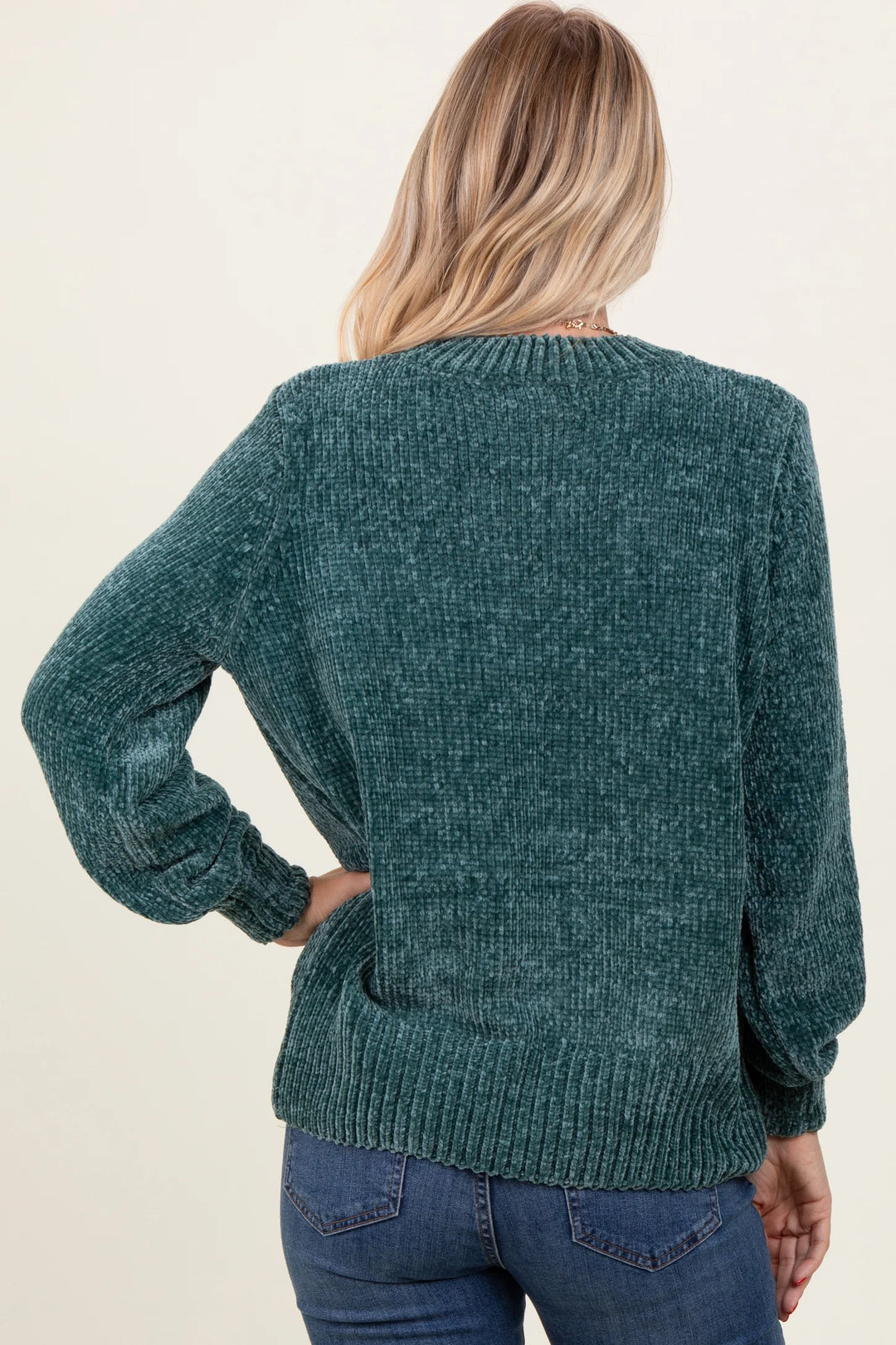Zen Chenille Rib Sweater (Ash Jade)