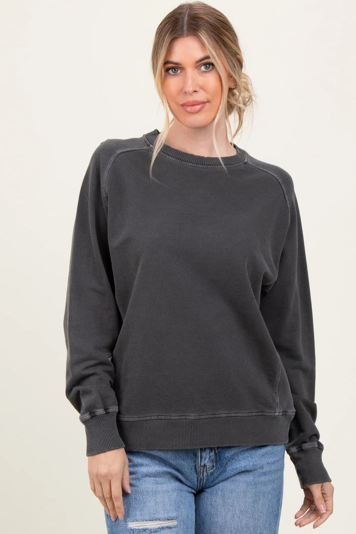 Zen Vintage Sweatshirt (Charcoal)