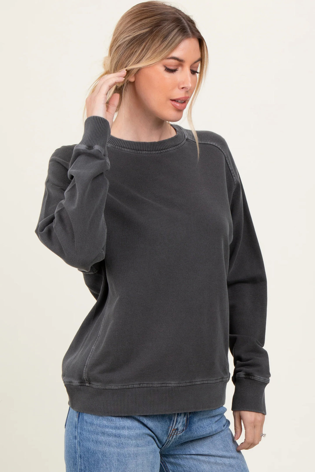 Zen Vintage Sweatshirt (Charcoal)