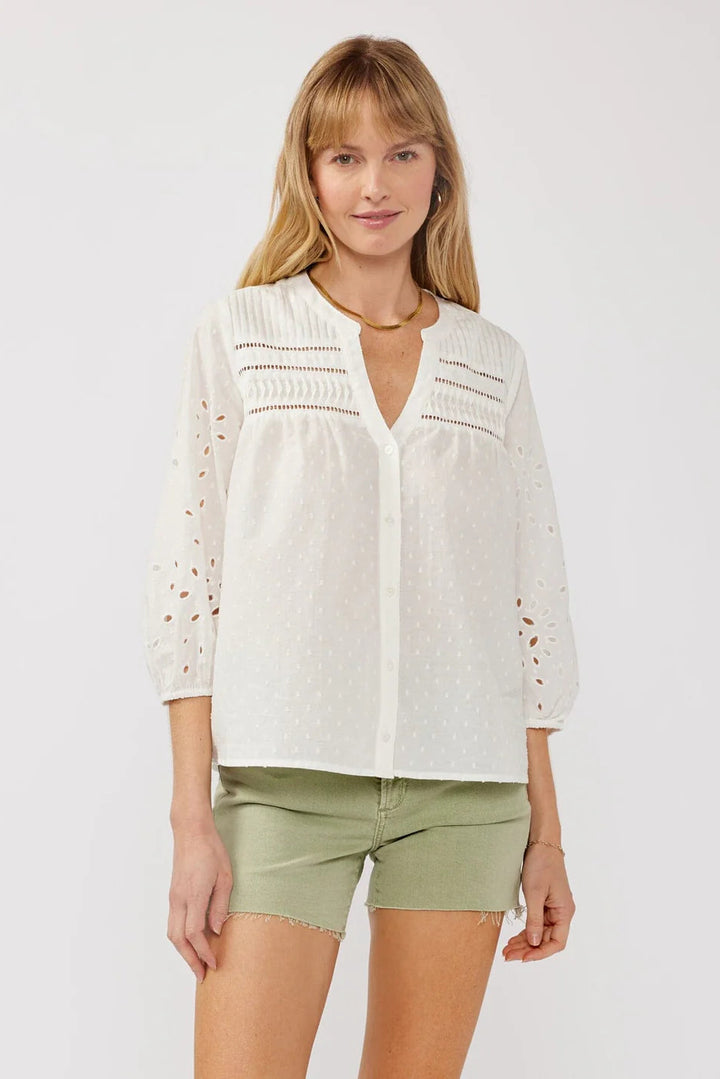 Lovestitch Solene Button Down Blouse