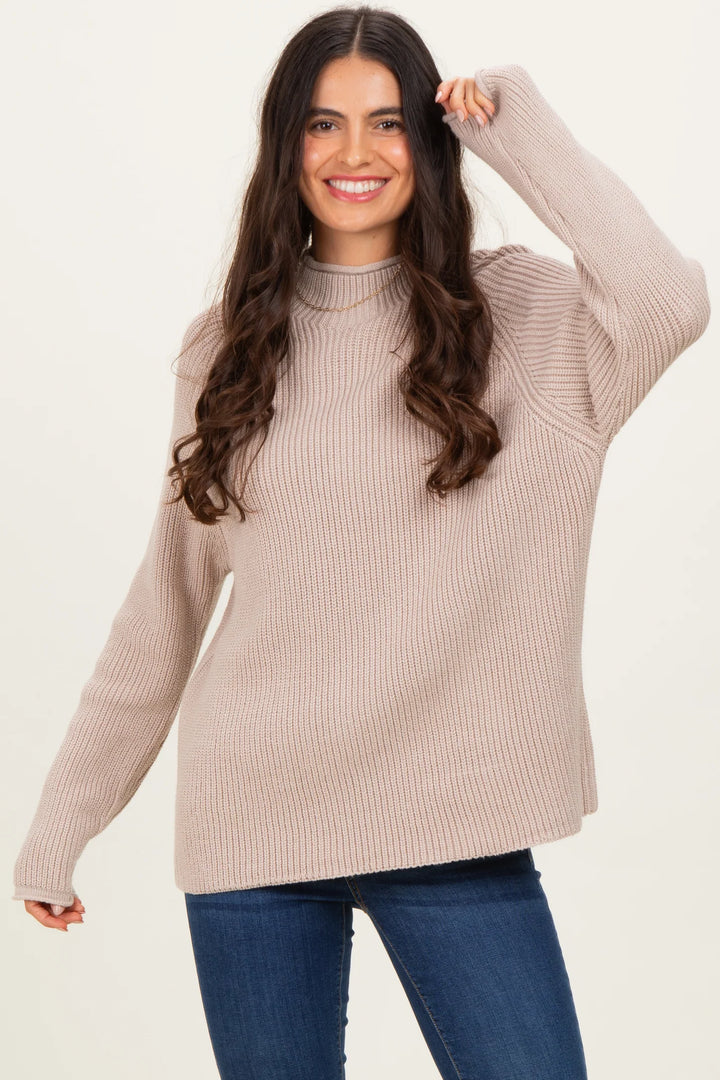 My Cozy Eleanor Knit Sweater (Neutral)