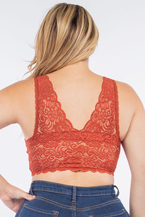 Seamless Lace Bralette (7 colours)