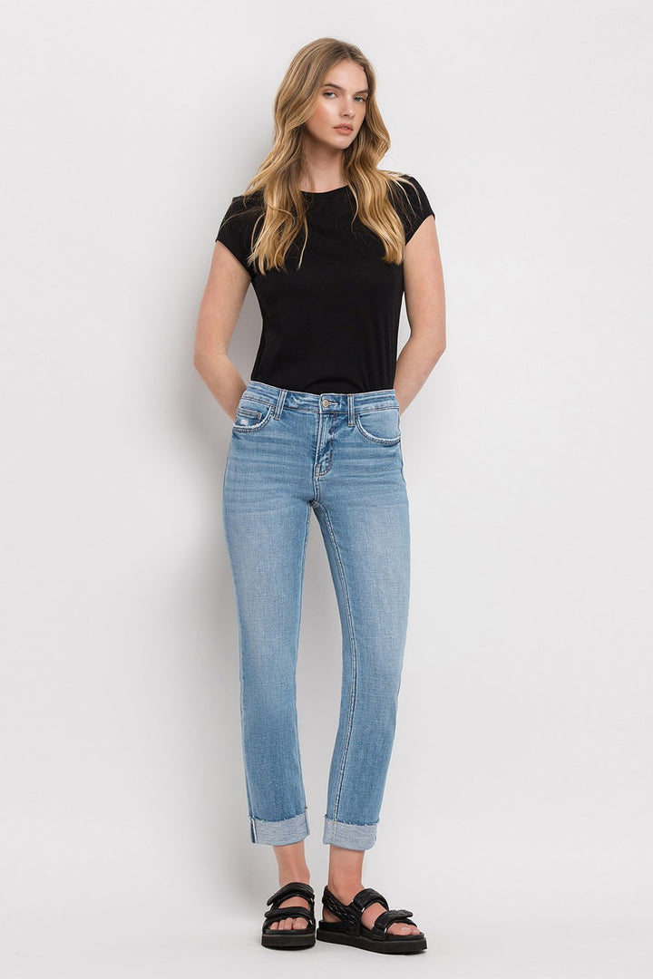 Flying Monkey Mid Rise Ankle Jean