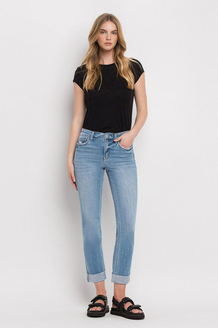 Flying Monkey Mid Rise Ankle Jean