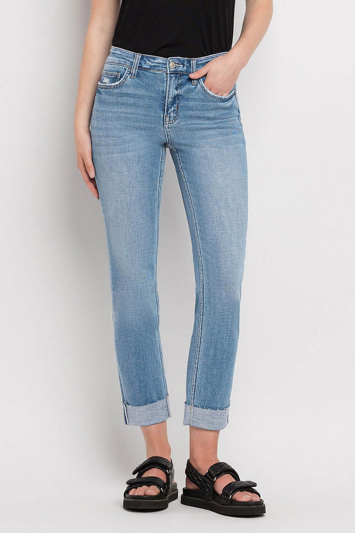 Flying Monkey Mid Rise Ankle Jean