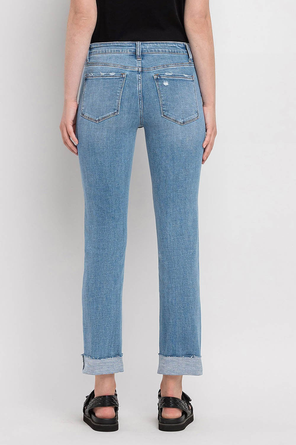 Flying Monkey Mid Rise Ankle Jean